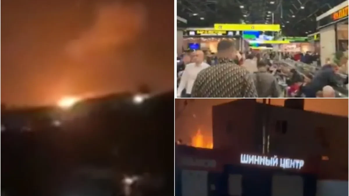 Dronovi zasuli Moskvu, aerodromi blokirani! Gori naftni terminal, na meti i veliki data-centar (VIDEO)