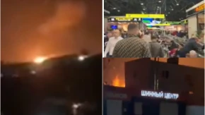 Dronovi zasuli Moskvu, aerodromi blokirani! Gori naftni terminal, na meti i veliki data-centar (VIDEO)