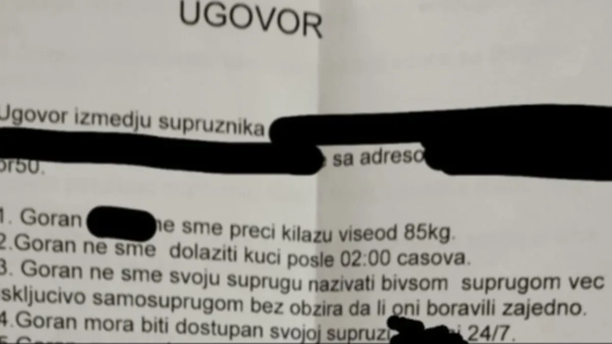 Žena sastavila 23 pravila za budućeg muža, Srbija u neverici! Goran ne sme da se ugoji, mora da daje telefon na uvid