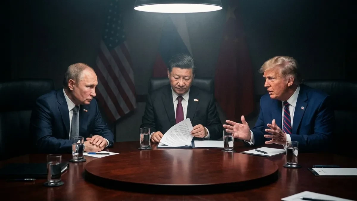 Sastanak koji odlučuje sudbinu sveta! Si, Putin i Tramp za istim stolom