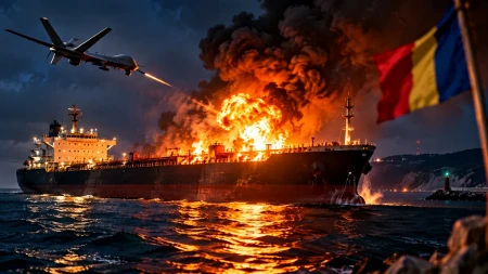 Drama kod naših komšija! Dron pogodio tanker sa naftom koji je išao ka Ukrajini
