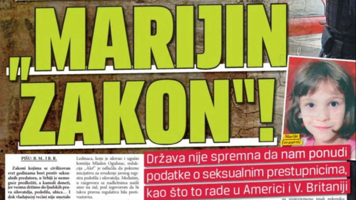 Marijin zakon – velika Alo! pobeda: Strože kazne za monstrume! 
