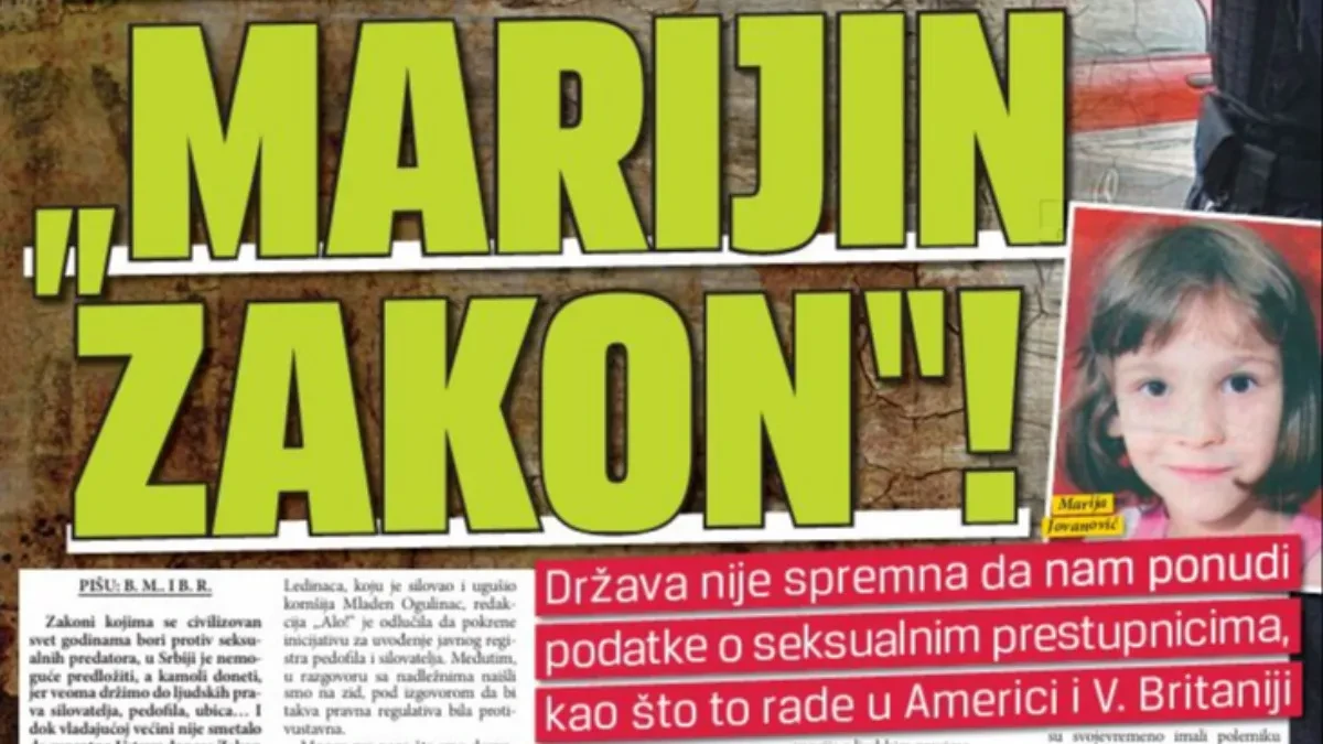 Marijin zakon – velika Alo! pobeda: Strože kazne za monstrume! 