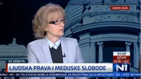 Raguš žestoko uzvratila N1: "Vi ste šampioni u dehumanizaciji — osuđujete li pucanje, batine policiji i napad na ženu?"