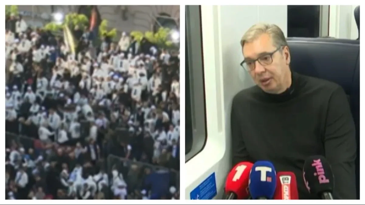 Vučić u vozu ka Novom Sadu! Čeka ga prepun centar grada! Dolazi i Fico!