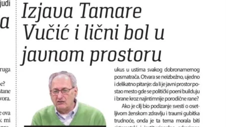 Skandalozan tekst u "Danasu": Novi napad na porodicu Vučić, poruka glasila "studentske" liste je da treba da ćute i trpe