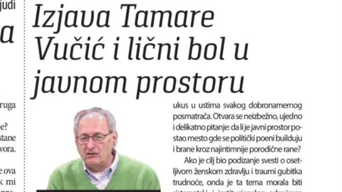 Skandalozan tekst u "Danasu": Novi napad na porodicu Vučić, poruka glasila "studentske" liste je da treba da ćute i trpe