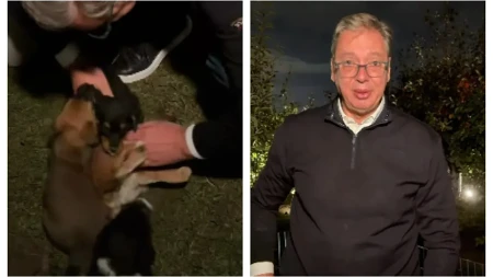 "Maza i Lunja najviše jedu, sve pojedu za dva minuta" Vučić: Vi ste izabrali imena... zahvaljuju vam se 