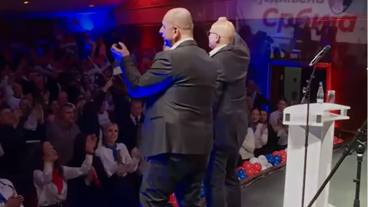 Vučević i Knežević na predizbornoj konvenciji u Nišu: Iz keca u kec, jer vuk je vuk, a zec je zec! (VIDEO)