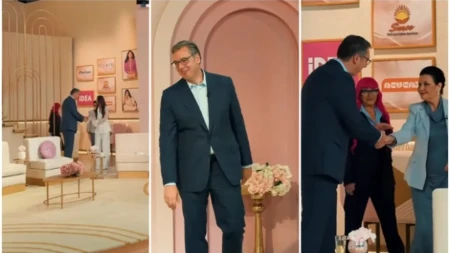 "Gledamo se danas od 17 časova!" Vučić objavio kadrove sa snimanja emisije "Magazin In"