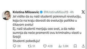 Blokaderi seire dok Evropa gori: "Naši studenti pokrenuli revoluciju" Jedina politika Studentske liste paljenje i uništavanje!
