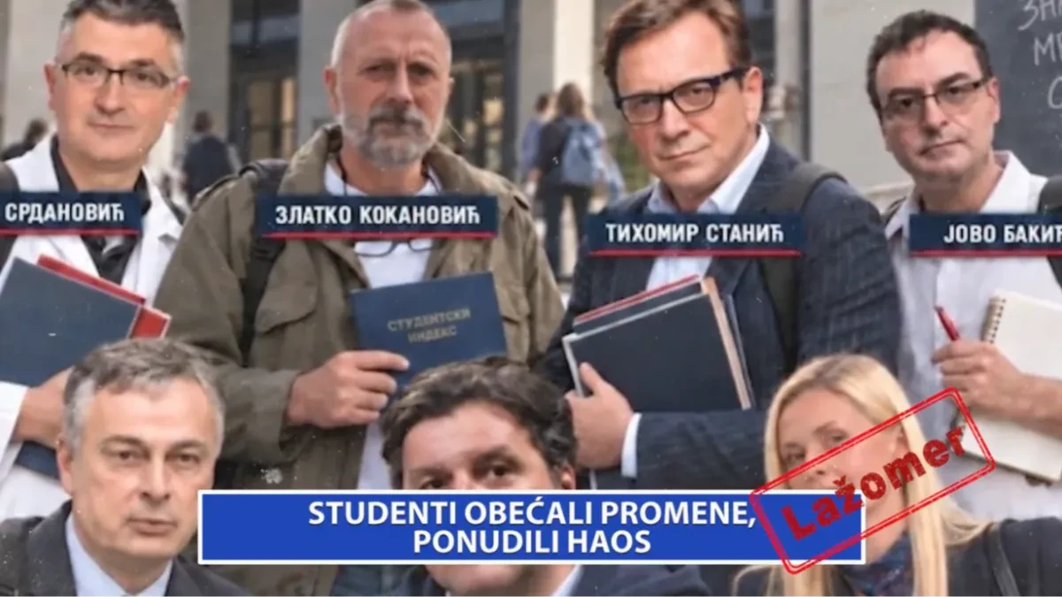Lažomer: Studenti obećali promene, ponudili haos (VIDEO)
