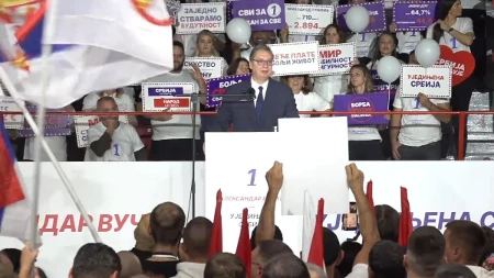 „Pogledajte ko ih je sve podržao!“ Vučić u Čačku o "studentskoj" listi: Od Nataše Kandić i Felingera do Kurtija, Đukanovića i Plenkovića