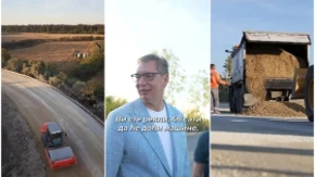 "Kažu da je kao pista Formule 1!" Vučić se provozao novim putem u Moroviću, ovo su utisci