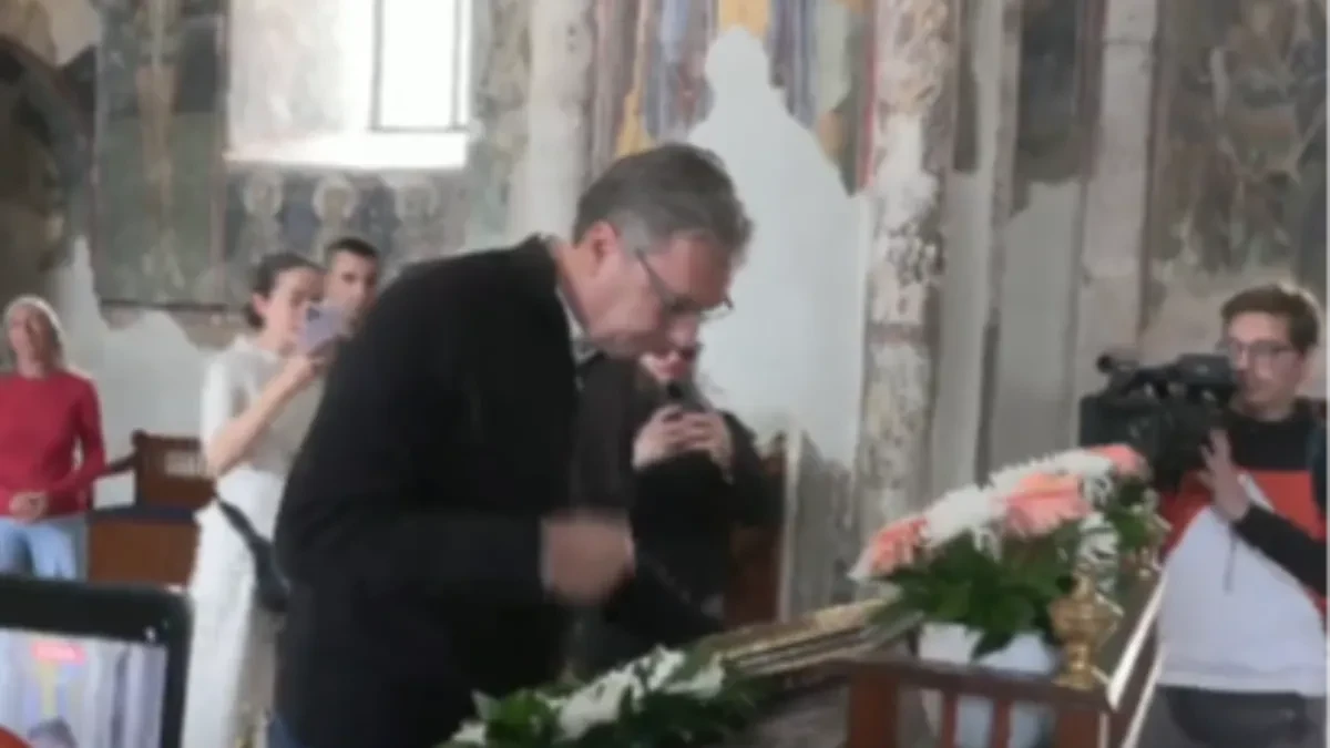 "Posle 400 godina obnavlja se trpezarija" Vučić u Manasiji: Gde su njih dvojica, tu je i Zvicer, najopasniji ubica u ovom delu Evrope