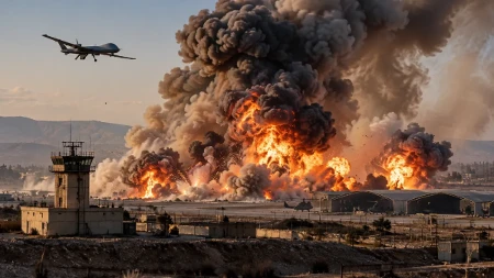 Udarno! Eksplozije tresle vojni aerodrom sat i po: Pojavili se snimci, niko ne zna šta je detoniralo