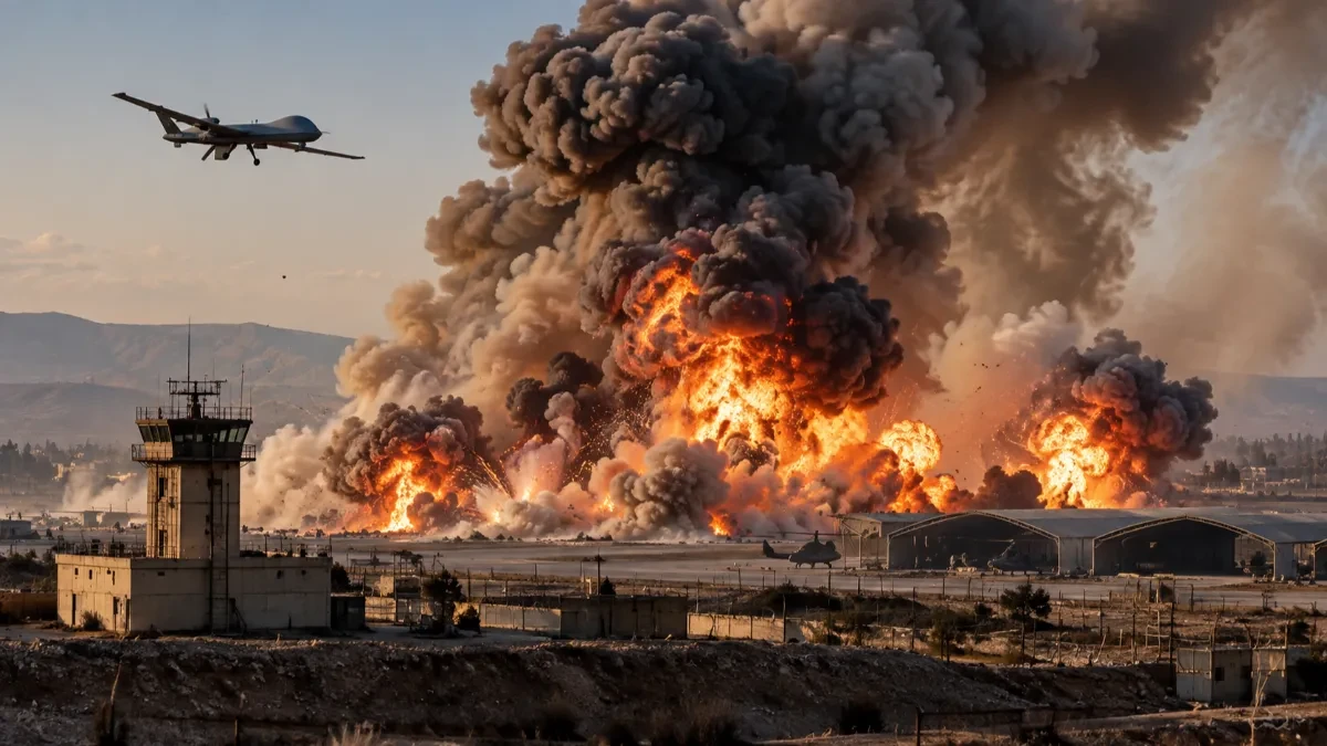 Udarno! Eksplozije tresle vojni aerodrom sat i po: Pojavili se snimci, niko ne zna šta je detoniralo