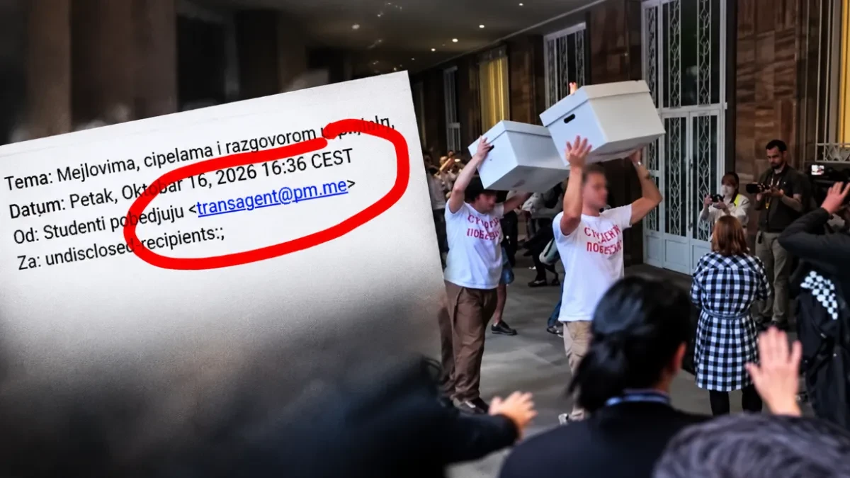 Mejl „Studenata“ vodi do crnogorskog domena: Novi dokaz koalicije blokadera i Đukanovića za rušenje Srbije!