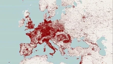 Harvard napravio mapu Evrope, a prizor je šok! Srbija se jedva vidi od crvenih tačaka, a pogledajte šta se dešava na Zapadu