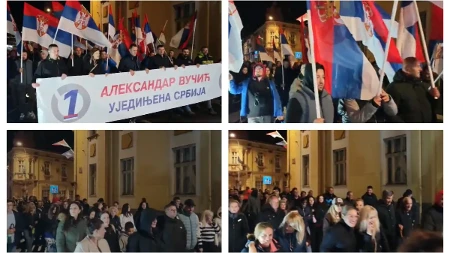 Vijore se trobojke, građani pevaju: Divne scene stižu iz Raške