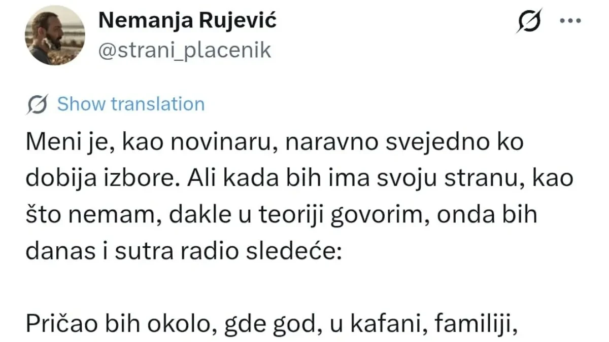 Strano mešanje u izborni proces u Srbiji! Novinar "Dojče velea" mobiliše glasače u korist svoje političke opcije!