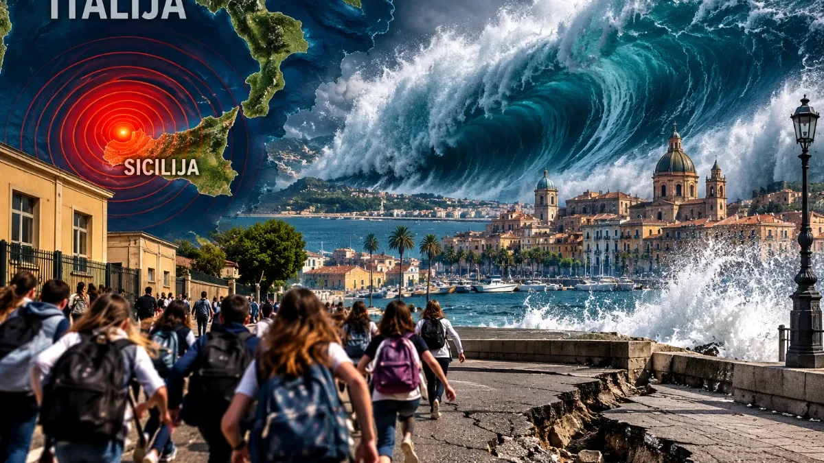 Italiji preti cunami! Serija zemljotresa zatresla Siciliju, oglašena narandžasta uzbuna: Deca hitno evakuisana iz škola!