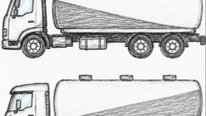 Koji kamion koči? Ilustracija sa cisternama zbunila je mnoge, a rešenje je u jednom zakonu fizike