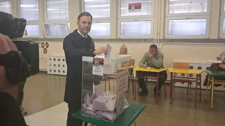 Izborni dan: Siniša Mali glasao na Zvezdari