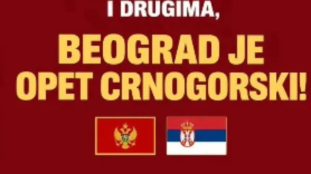 „Beograd je opet crnogorski!” Bivši crnogorski ministar pravde čestitao Studentskoj listi