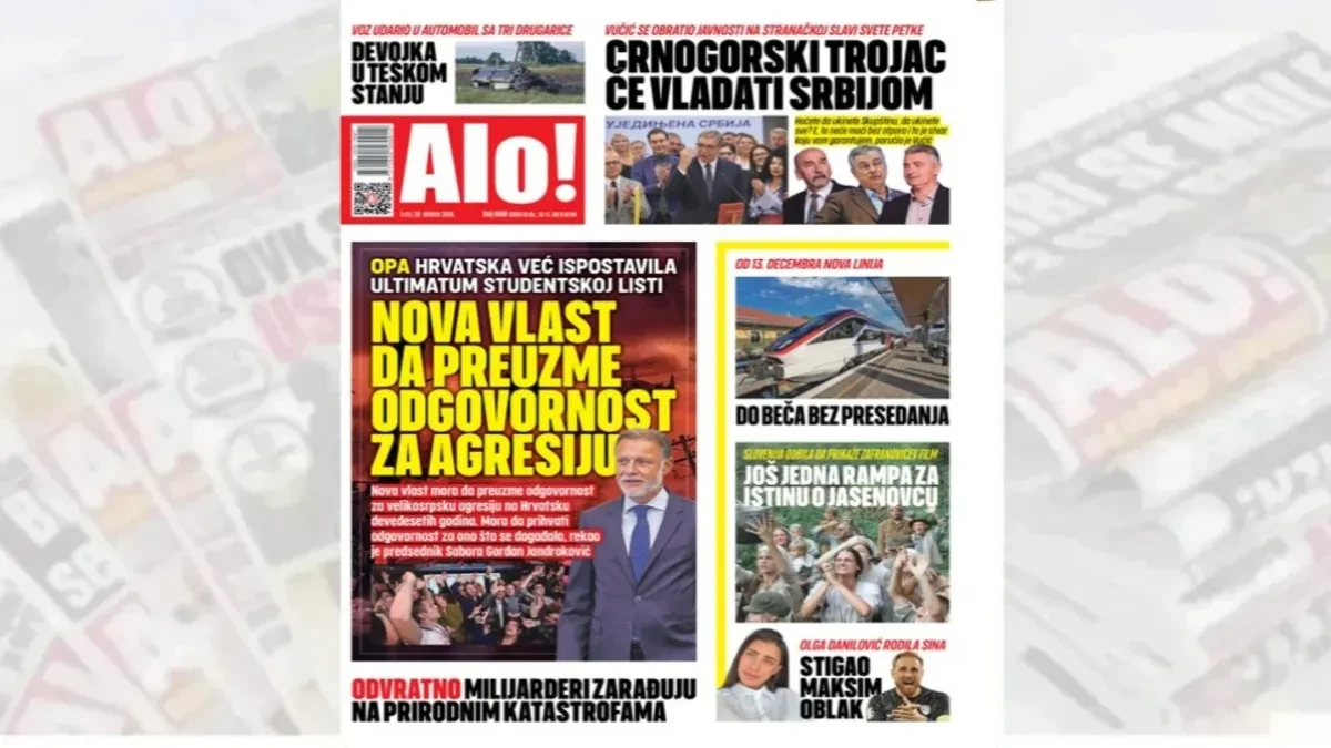 Hrvatska već ispostavila ultimatum Studentskoj listi: Nova vlast da preuzme odgovornost za agresiju