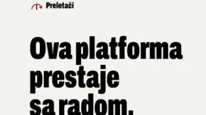 Pokrenuta platforma preletači.rs isti dan prestala sa radom: Istaknuto obaveštenje i razlog ove odluke