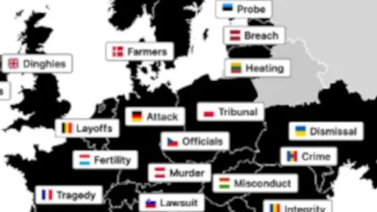 Ovo je hit na mrežama! Mapa Evrope otkrila šta „trese“ svaku zemlju, a pogledajte šta piše za Srbiju!