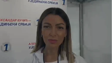 Mesarović iz pune Arene poslala poruku pred 25. oktobar: „Srbija ne želi prošlost, Srbija želi napred“