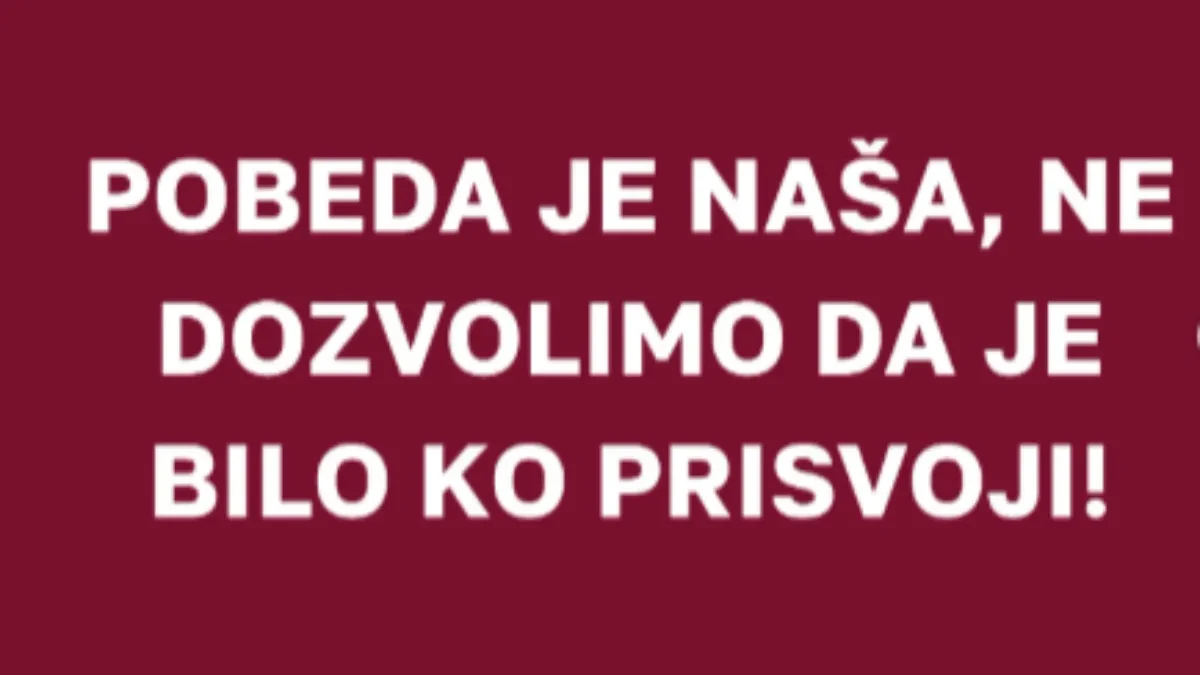 Oštre reakcije na objavu "FTN se budi": "Zar mi koji smo krvarili, tukli se, bili na svim protestima, išli od vrata do vrata nismo vredni pomena?"