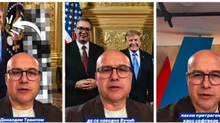 "Ne verujte u obmane blokadera" Vučević raskrinkao blokadersku laž o Trampu od kartona (VIDEO)