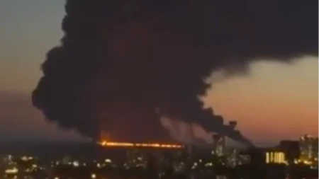 "Pogođen je" Ukrajinci "čestitali" Putinu rođendan: Ogroman požar kod Sočija, stižu dramatični snimci (VIDEO)