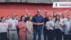 "Uvek uz građane Srbije, uvek sa narodom Srbije, pobedićemo!" Vučić: Biću na čelu otpora teroru (VIDEO)
