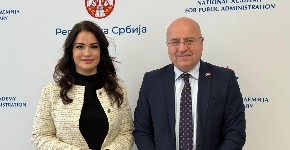 SUMIRANI REZULTATI, DEFINISANI PRIORITETI: Direktorka Nacionalne akademije za javnu upravu sa ambasadorom OEBSA-a u Srbiji