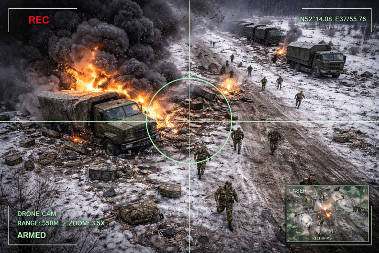 RUSKE SNAGE PRODRLE, DEO POKROVSKA PRED PADOM? Skladište 6.000 dronova RAZNETO 