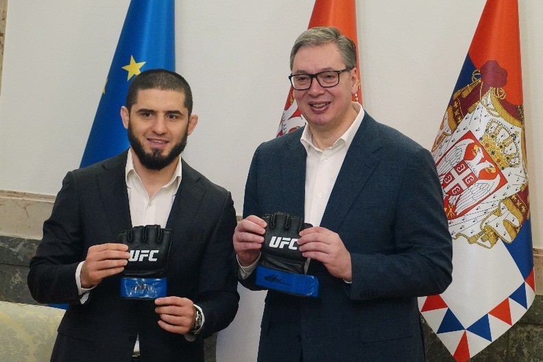 PRIJEM Velika MMA zvezda kod predsednika Vučića (FOTO)