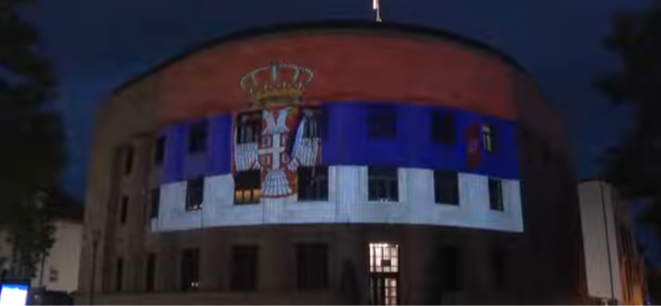 PALATA REPUBLIKE SRPSKE TRI VEČERI U BOJAMA ZASTAVA RS I SRBIJE! Biće osvetljena povodom obeležavanja Sretenja