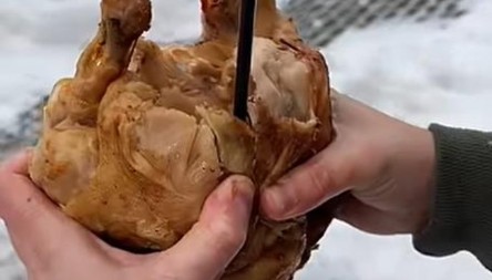 ŠTA JE OVO, MAJKO MILA? Kapućino sipao u PEČENO PILE i nazvao ga „Kuračino“ – snimak postao VIRALNI HAOS!