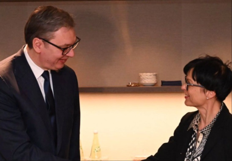 VUČIĆ SA MARTOM KOS Razgovor na marginama Minhenske konferencije