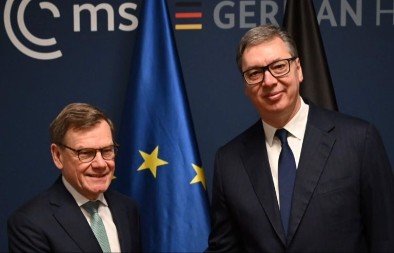 VUČIĆ U MINHENU Predsednik se sastao sa ministrom spoljnih poslova Nemačke Vadefulom