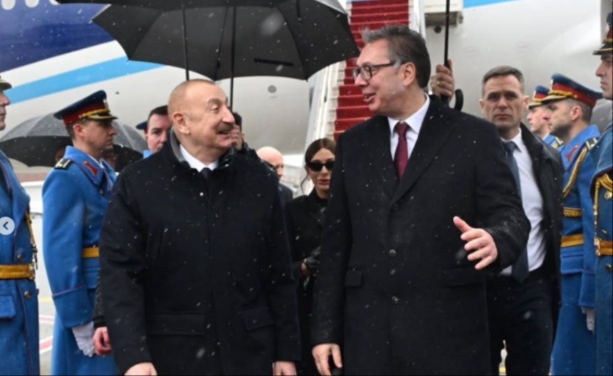 VUČIĆ DOČEKAO ALIJEVA Crveni tepih i počasna garda za predsednika Azerbejdžana
