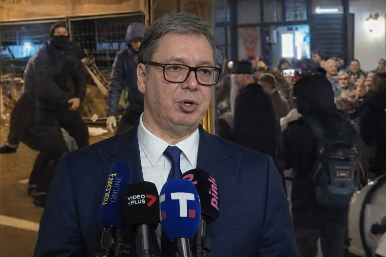 VUČIĆ O NASILJU BLOKADERA: Zašto se svi pravimo blesavi? SPREMILI SU JAJA, ŠIKANIRALI LJUDE