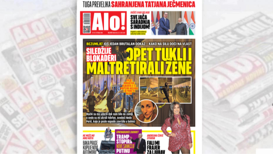 SILEDŽIJE BLOKADERI OPET TUKLI I MALTRETIRALI ŽENE Još jedan brutalan dokaz - kako na silu doći na vlast