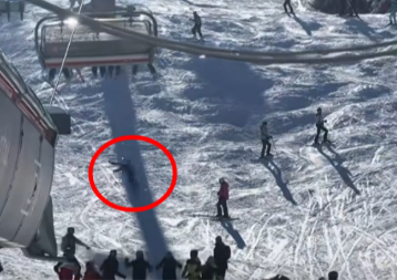 DRAMA NA JAHORINI: Dete visilo sa žičare, pa palo na sneg (VIDEO)