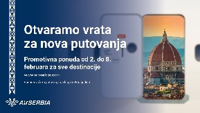 ER SRBIJA OTVARA VRATA SVETA: ISKORISTITE POSEBNE POGODNOSTI ZA PUTOVANJA 