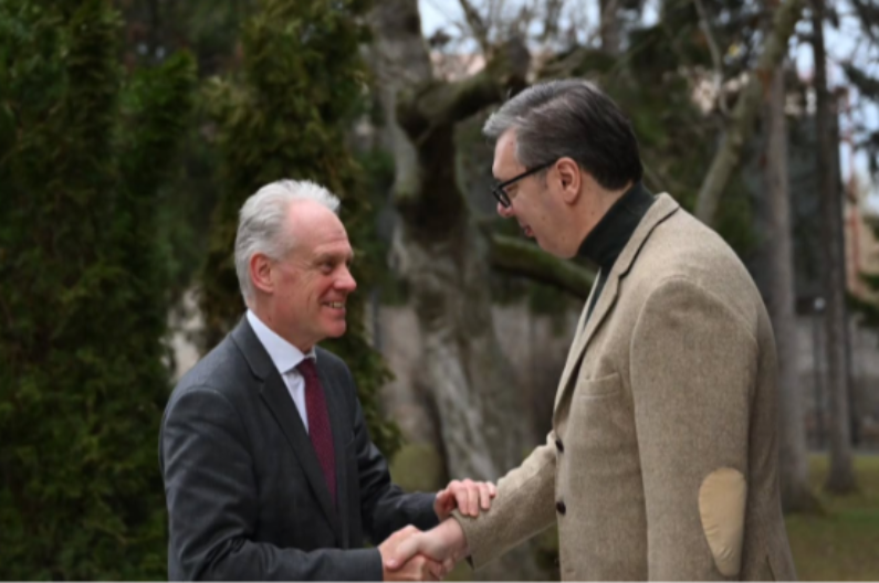 "VAŽAN I OTVOREN RAZGOVOR" Vučić nakon sastanka sa Kopmanom: Razgovarali smo i o setu pravosudnih zakona (FOTO)